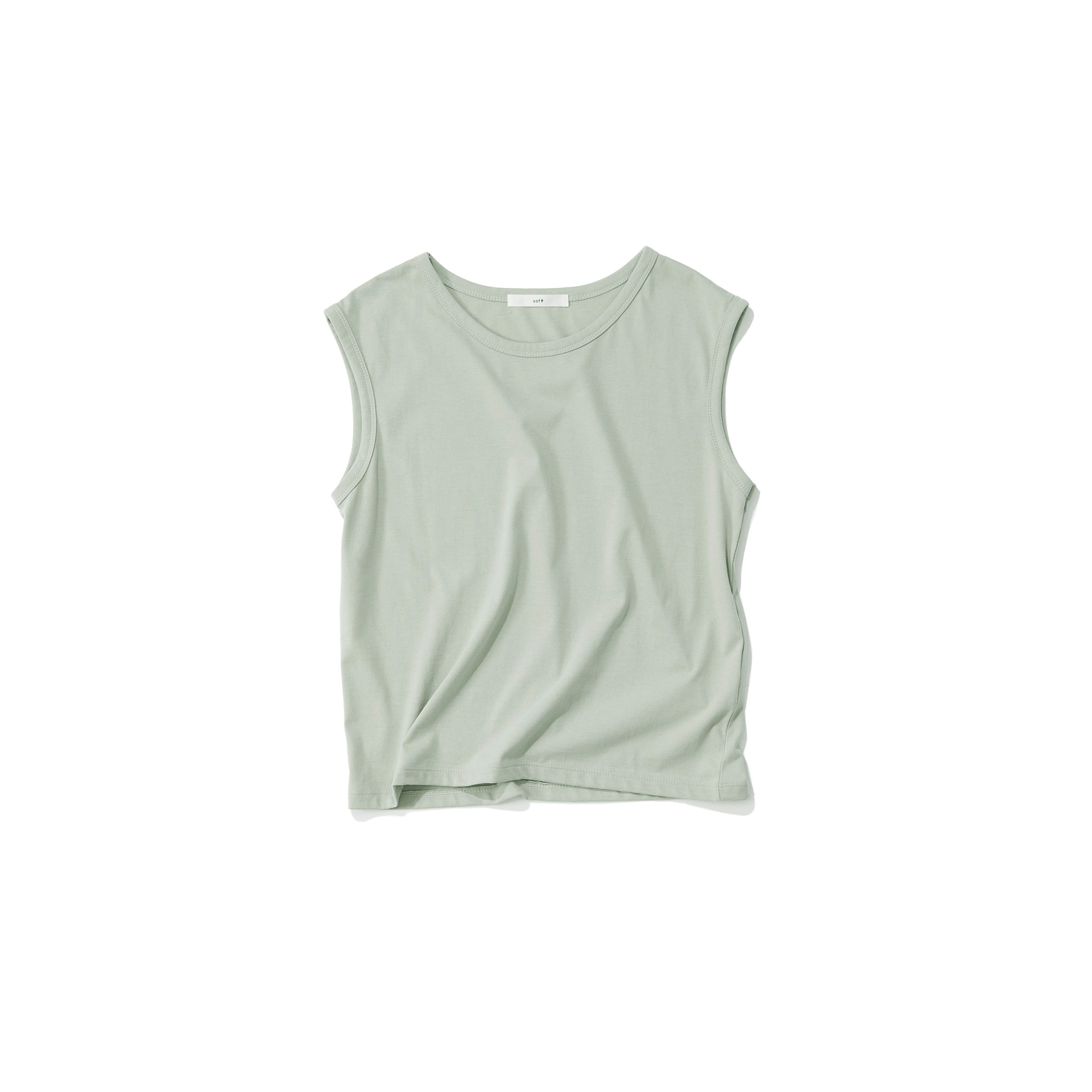 soft ソフト /オーガニックコットン タンクT（mint)｜Tops｜Kyoko