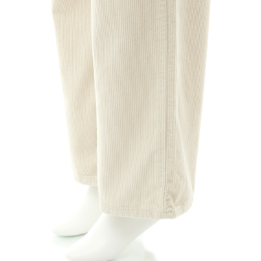 KJケージェイ／ソフトコーデュロイパンツ（ivory beige)｜Pants