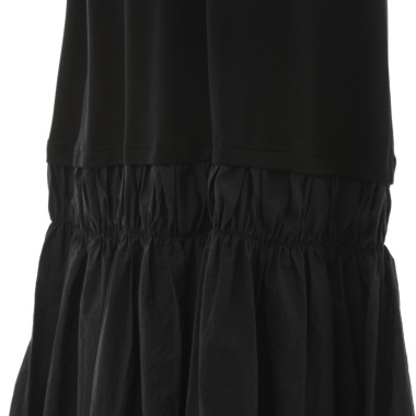 LIEU ルゥ／バックツイストデザイン ワンピース（black