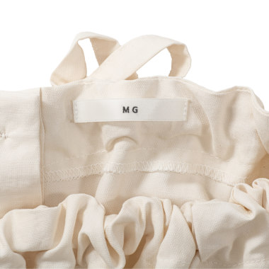 MG エムジー / ギャザーネックブラウス（IVORY）｜Tops｜Kyoko