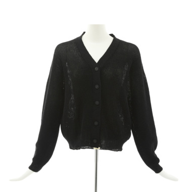 kerorin様　スリードッツ　カーディガン　黒　タグ付き未使用品 Sleek sweater button cardigan｜スリードッツ オフィシャル