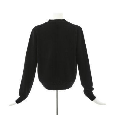 MG エムジー／カシミヤ混Vネックカーディガン（black)｜Cardigan