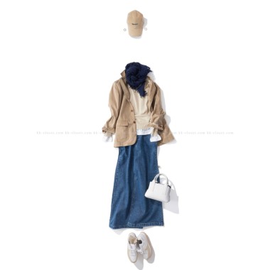 COULEURクレール /コットンニット（beige)｜Tops｜Kyoko