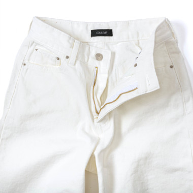COULEURクレール ／ストレートデニム（white) ｜Pants｜Kyoko