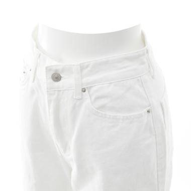 COULEURクレール ／ホワイトデニム（white) ｜Pants｜Kyoko Kikuchi's