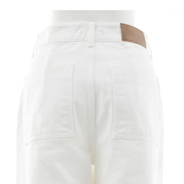 COULEURクレール ／ホワイトデニム（white) ｜Pants｜Kyoko Kikuchi's