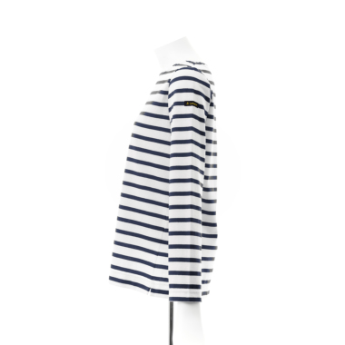 Le minor ルミノア/長袖ボーダーTシャツ(Blanc / Marine)｜Tops