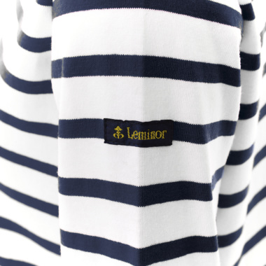 Le minor ルミノア/長袖ボーダーTシャツ(Blanc / Marine)｜Tops
