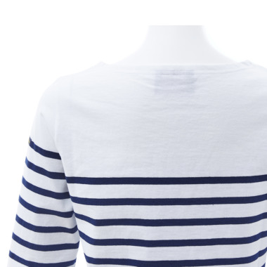 Le minor ルミノア/パネルボーダーTシャツ(Blanc / Noir)｜Tops