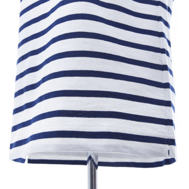 Le minor ルミノア/パネルボーダーTシャツ(Blanc / Noir)｜Tops