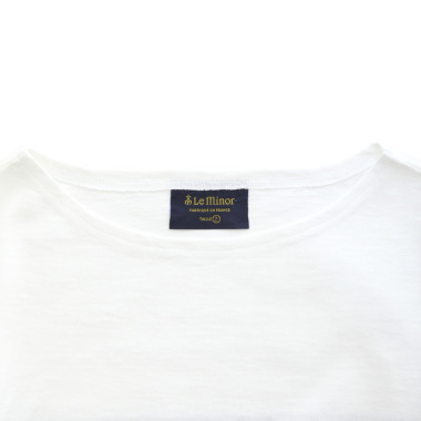Le minor ルミノア/パネルボーダーTシャツ(Blanc / Noir)｜Tops