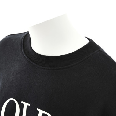 Bibmilk ビブミルク / プリントクルースウェット（black)｜T-shirts 