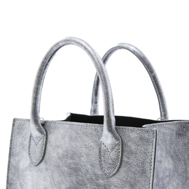 M Roseエンメローズ／シャイニースクエアトート( argento)｜Bag｜Kyoko