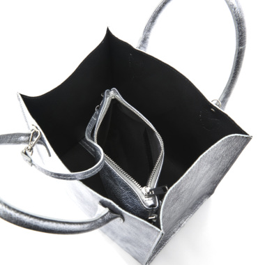M Roseエンメローズ／シャイニースクエアトート( argento)｜Bag｜Kyoko 