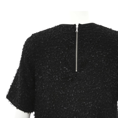 Ballsey ボールジィ／ファンシーヤーン ツイードトップス(black)｜Tops