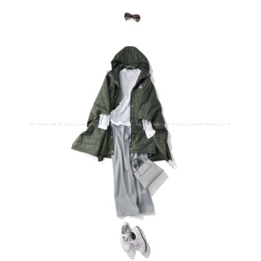 GALERIE VIE ギャルリー ヴィー／コットンカノコ プルオーバー（ice