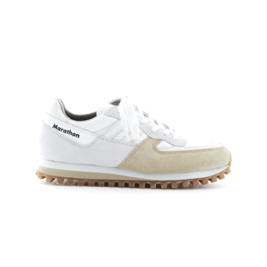 ZDAゼットディーエー/ Marathonスニーカー (WHITE /HONEY BEIGE