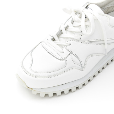 ZDAゼットディーエー/ Marathonレザースニーカー (WHITE )｜Shoes｜Kyoko Kikuchi's  Closet｜菊池京子のクローゼット