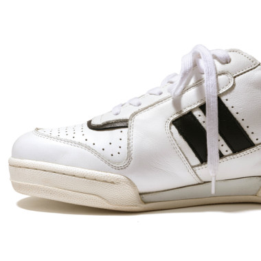 ZDAゼットディーエー/ イタリアンレザースニーカー (white x black