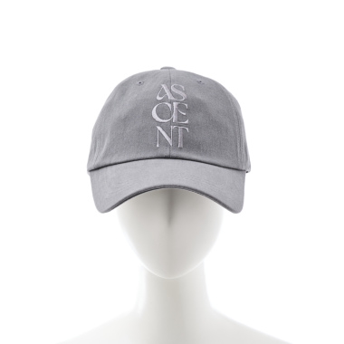 Flowフロー／embroidery ツイルキャップ（gray)｜Hat｜Kyoko Kikuchi's