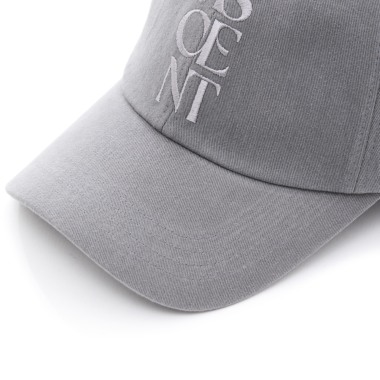 Flowフロー／embroidery ツイルキャップ（gray)｜Hat｜Kyoko Kikuchi's