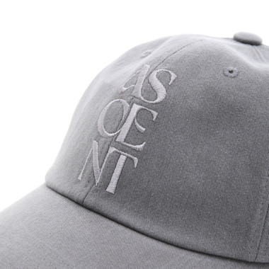 Flowフロー／embroidery ツイルキャップ（gray)｜Hat｜Kyoko Kikuchi's