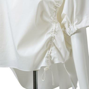 sq□are スクゥ□エア/ ループシャツブラウス（WHITE）｜Tops｜Kyoko 