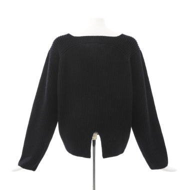 DEMAIN ドゥマン /コットンバンブーニット（ivory）｜Tops