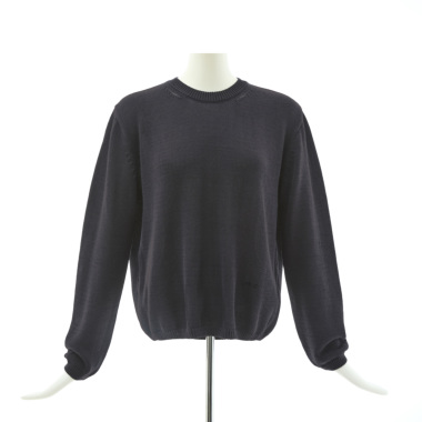 DEMAIN ドゥマン /コットンバンブーニット（navy）｜Tops｜Kyoko