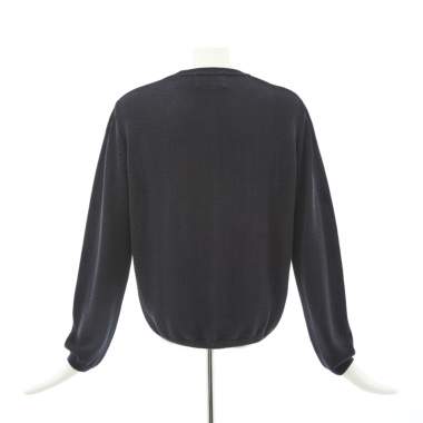 k.kshopドゥマンDEMAINコットンバンブーニット菊池京子 DEMAIN ドゥマン /コットンバンブーニット（navy）｜Tops｜Kyoko