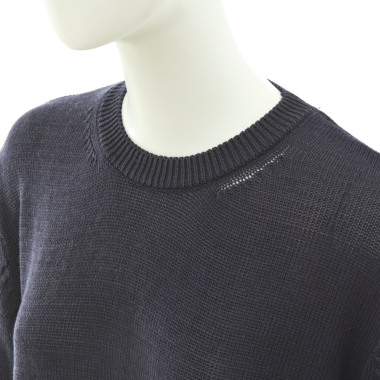 DEMAIN ドゥマン /コットンバンブーニット（navy）｜Tops｜Kyoko