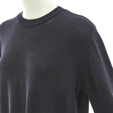 DEMAIN ドゥマン /コットンバンブーニット（navy）｜Tops｜Kyoko