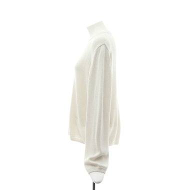 DEMAIN ドゥマン /コットンバンブーニット（ivory）｜Tops