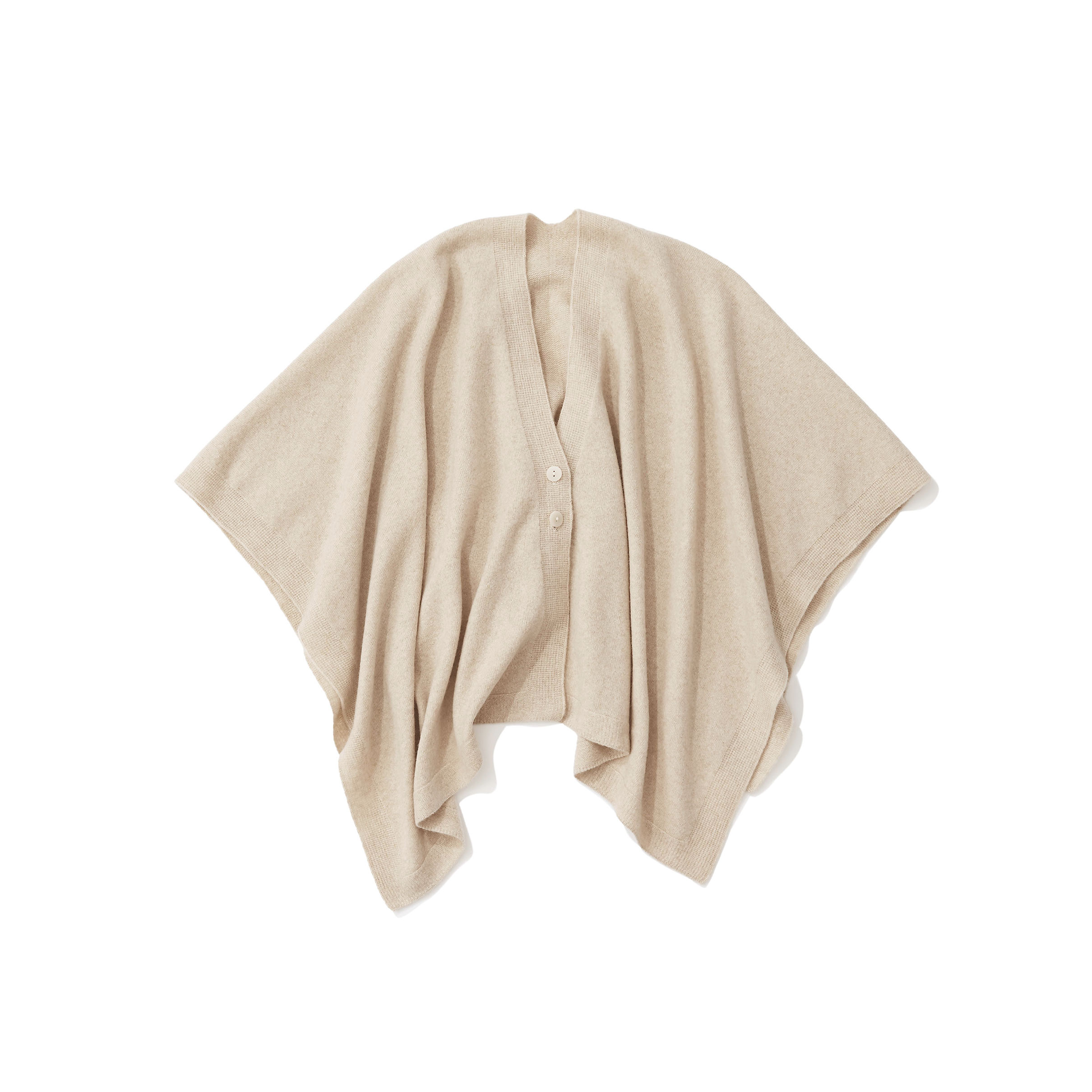 KK クローゼット　DEMAIN ドゥマン ニットケープ ベージュ DEMAIN ドゥマン／ニットケープ(beige)｜Outer｜Kyoko Kikuchi's