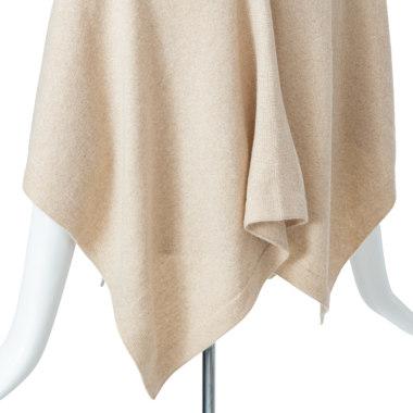 KK クローゼット　DEMAIN ドゥマン ニットケープ ベージュ DEMAIN ドゥマン／ニットケープ(beige)｜Outer｜Kyoko Kikuchi's