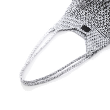 Swaraj スワラージ／手編みメタリックショルダーバッグ（silver)｜Bag