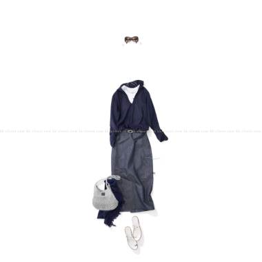 Swaraj スワラージ／手編みメタリックショルダーバッグ（silver)｜Bag