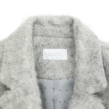LOUSTIC ルスティック/ シャギーコートジャケット（gray)｜Outer
