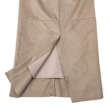 g ジィー／フェイクスエードスカート（camel)｜Skirt｜Kyoko