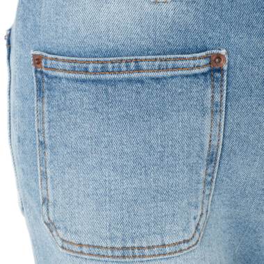 HAIKURE ハイクル / クロップドフレアデニム(DIRTY MID BLUE