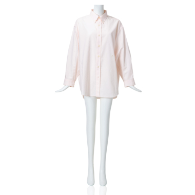 MACPHEE マカフィー / オックスフォードB.Dオーバーシャツ (baby pink