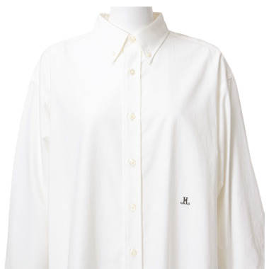 MACPHEE マカフィー / オックスフォードB.Dオーバーシャツ (white 
