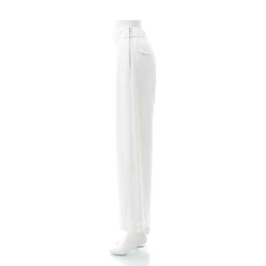MACPHEE マカフィー／コットンセミワイドパンツ（white)｜Pants｜Kyoko