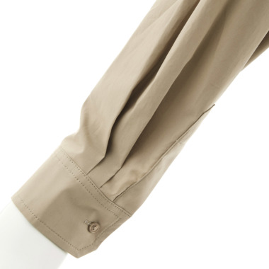 SOLソル/ クロップド コットンシャツ(camel beige)｜Tops｜Kyoko