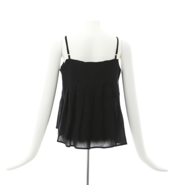 SOL ソル / プリーツキャミトップス（black)｜Tops｜Kyoko Kikuchi's