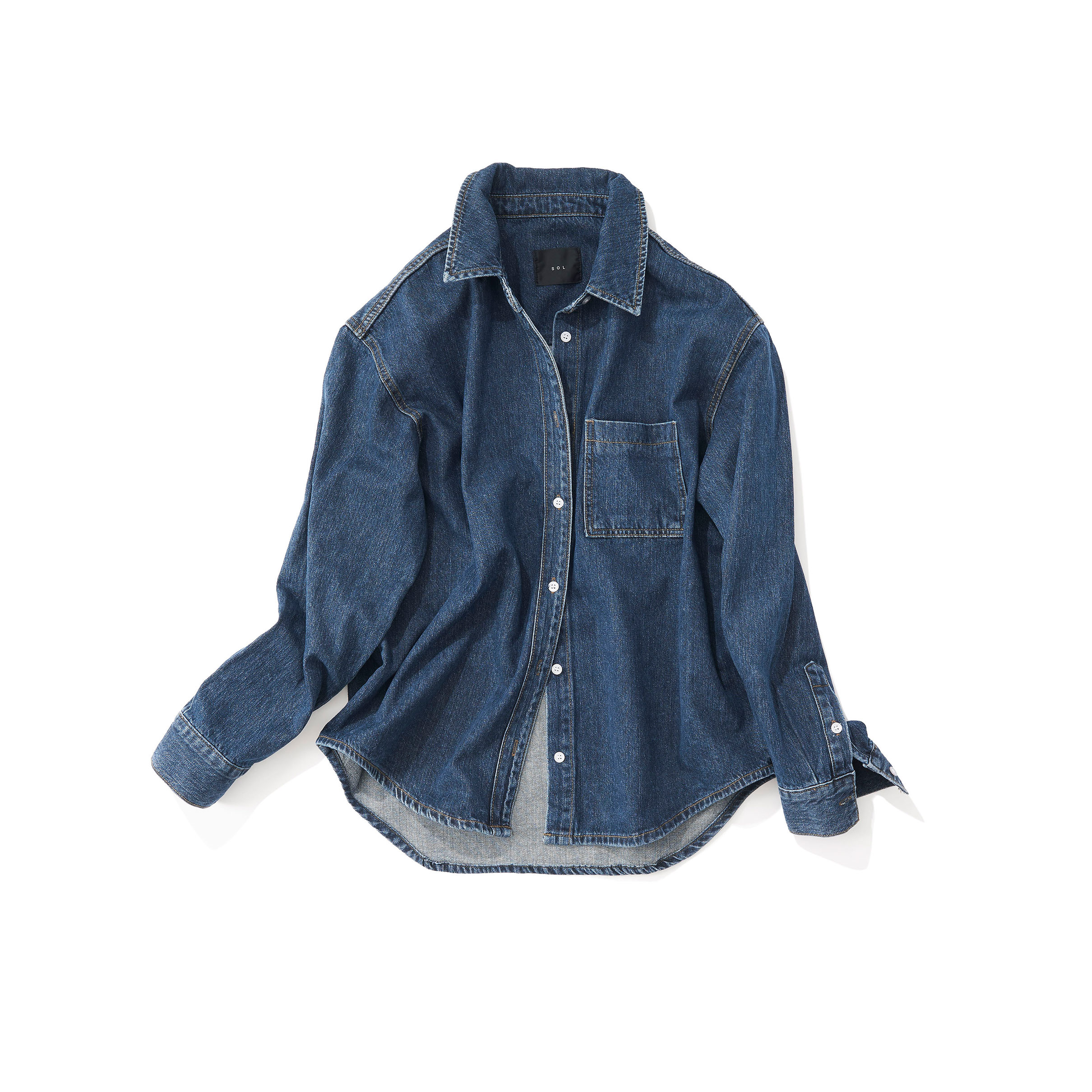 SOL ソル / デニムシャツ（indigo)｜Tops｜Kyoko Kikuchi's Closet