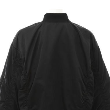 SOLソル / ノルディック ニットブルゾン（ivoryxblack) 菊池京子 SOLソル /フライトブルゾン（black）｜Outer｜Kyoko Kikuchi's