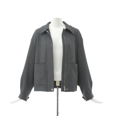 SOL ソル /ジップアップブルゾン(charcoal gray)｜Outer｜Kyoko