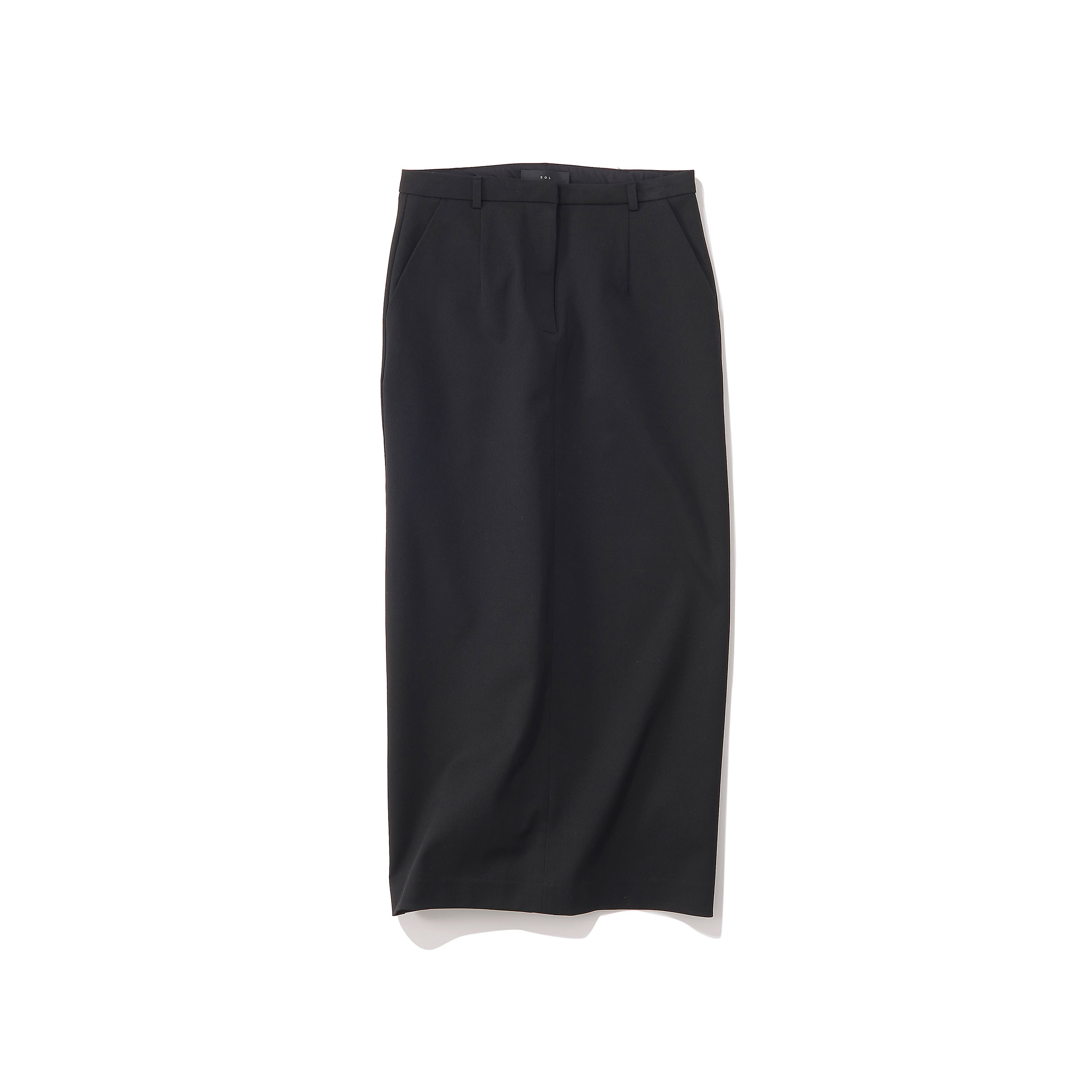 SOL ソル／ Iラインロングスカート(black)｜Skirt｜Kyoko