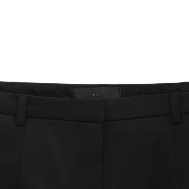 SOL ソル／ Iラインロングスカート(black)｜Skirt｜Kyoko Kikuchi's